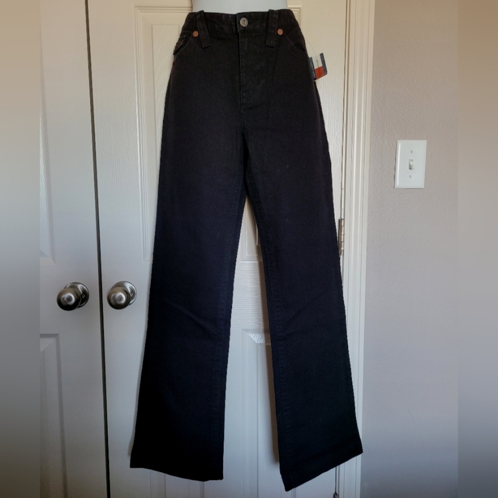 Tommy Hilfiger Stretch Hipster Boot Jeans - Sz 10, Jet Black, NWT